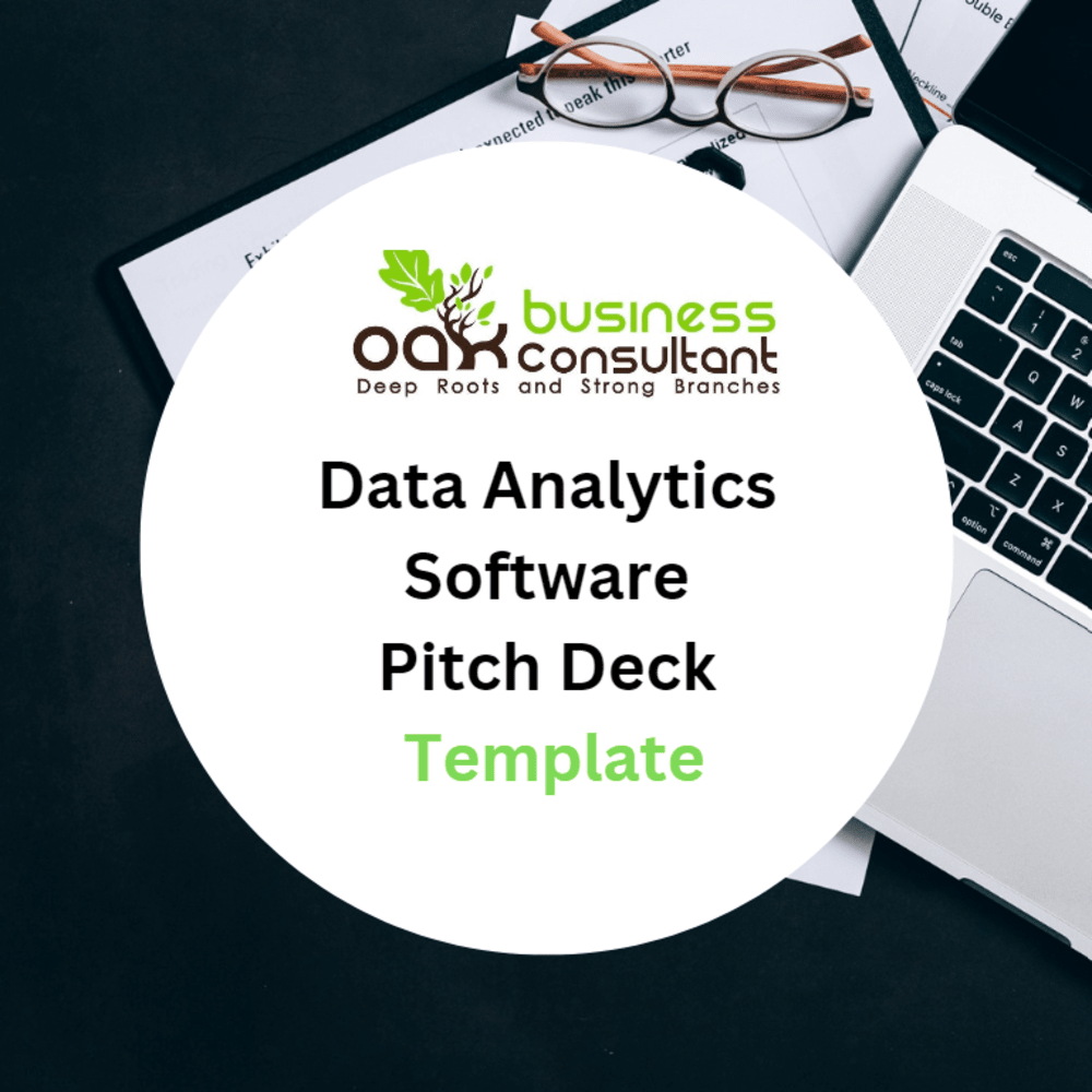 Data Analytics Software Pitch Deck Template Oak Business Consultant