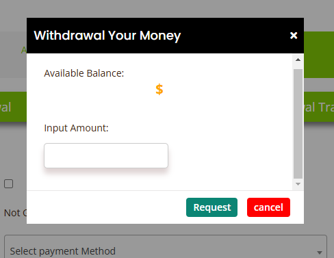 withdraw your money window