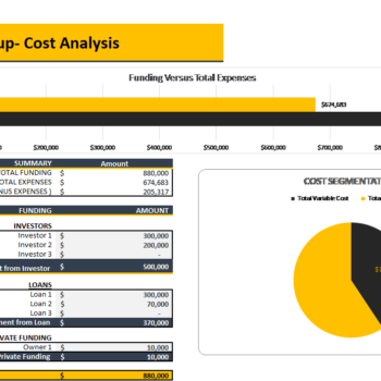 Consulting Business Excel Financial Model