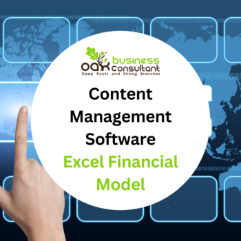 Content Management Software Excel Financial Model