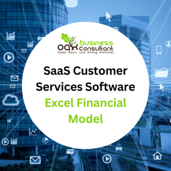 SaaS Customer Services Software Excel Financial Model