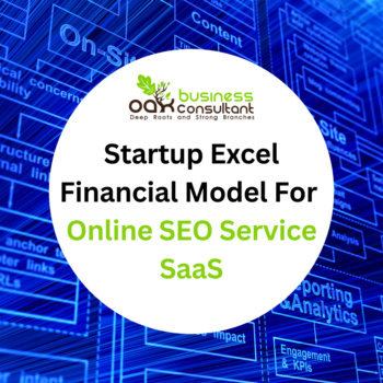 Startup Excel Financial Model For Online SEO Service | SaaS