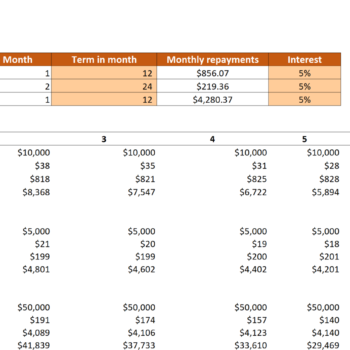 Essential Products Excel Financial Model