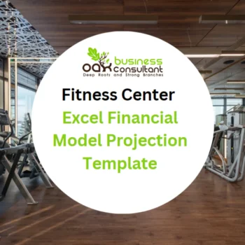 Fitness Center Excel Financial Model - Product Image