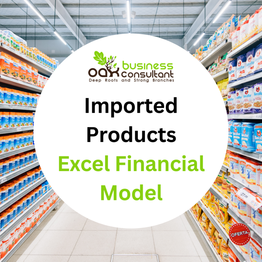 Imported Products Excel Financial Model