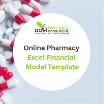 Online Pharmacy Excel Financial Model Projection Template - Product Image