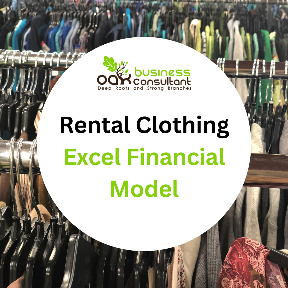 Rental Clothing Excel Financial Model