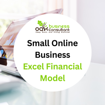 Small Online Business Excel Financial Model