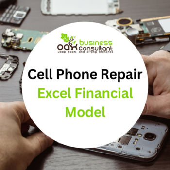 Cell Phone Repair Excel Financial Model - Template