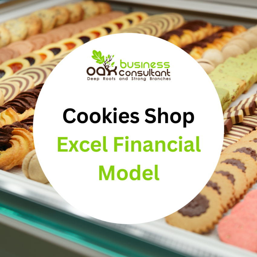 Cookies Shop Excel Financial Model