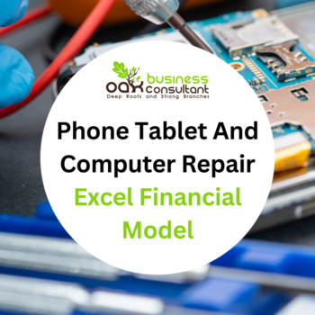 Phone Tablet And Computer Repair Excel Financial Model