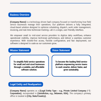 Field Service Software Business Plan - Image 3
