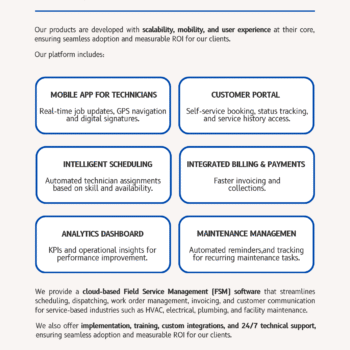 Field Service Software Business Plan - Image 4