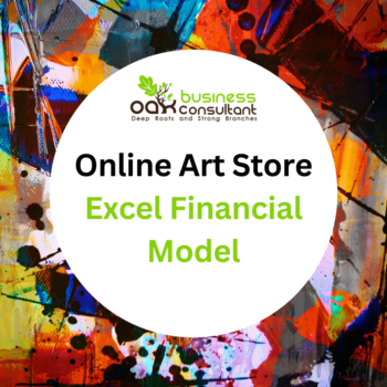 Online Art Store Excel Financial Model