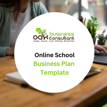 Online School Business Plan Template - Product Image