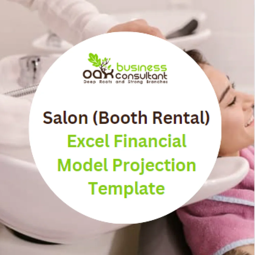 Salon Booth Rental Excel Financial Model - Product Image