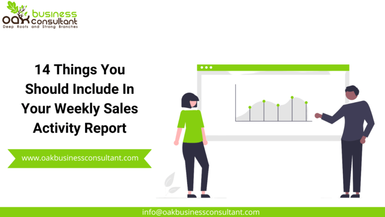 14 Things You Should Include In Your Weekly Sales Activity Report