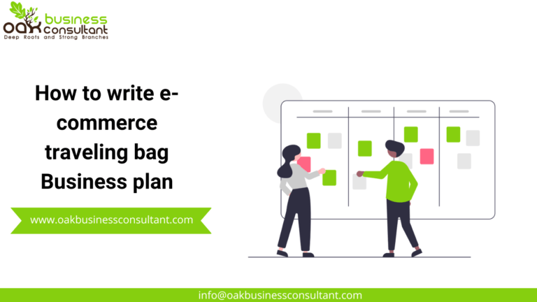 How to write e-commerce traveling bag Business plan