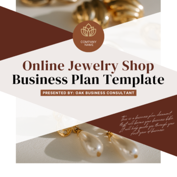 Online Jewelry Shop Business Plan Template - Title Page