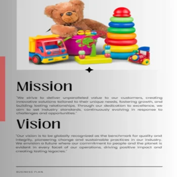 Online Toy Store Business Plan - Mission - Vision