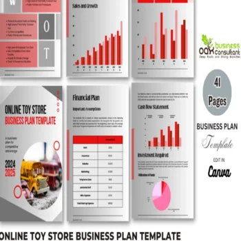 Online Toy Store Business Plan Template