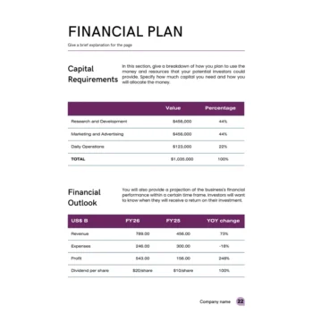 Financial Plan