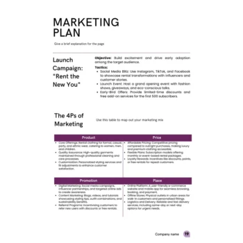 Marketing Plan