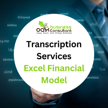 Transcription Services Excel Financial Model