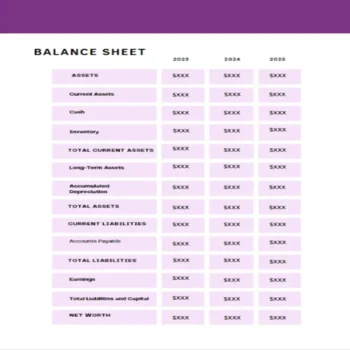 Boutique Business Plan-Balance Sheet