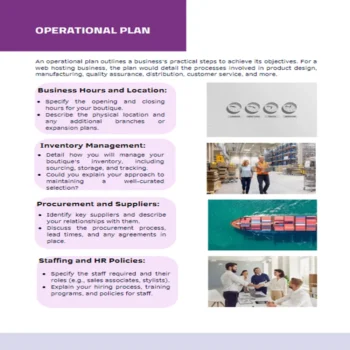 Boutique Business Plan-Operational Plan