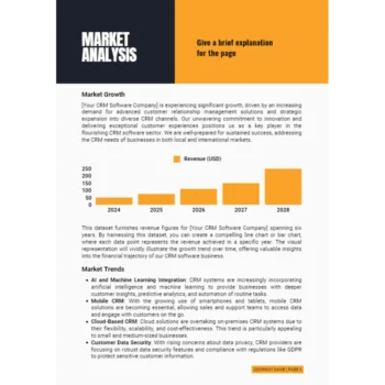 CRM Software Business Plan - Market Analysis