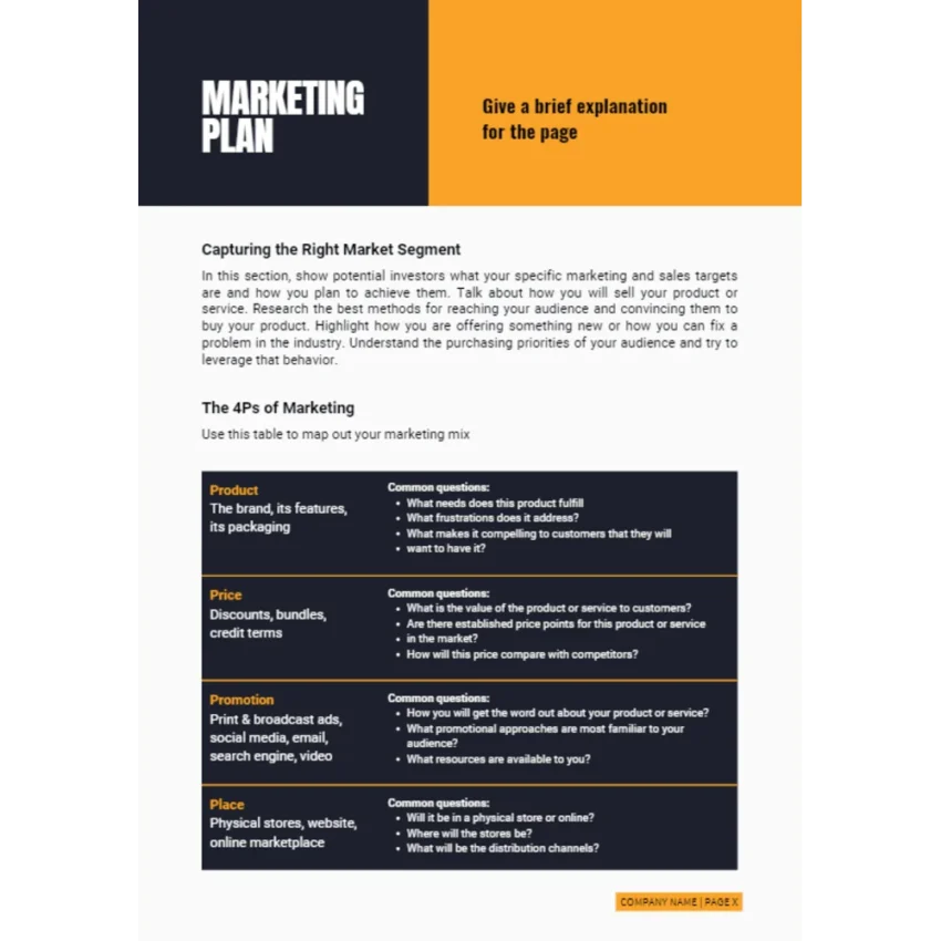 CRM Software Business Plan - Marketing Plan