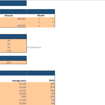 Car Dealer Financial Model