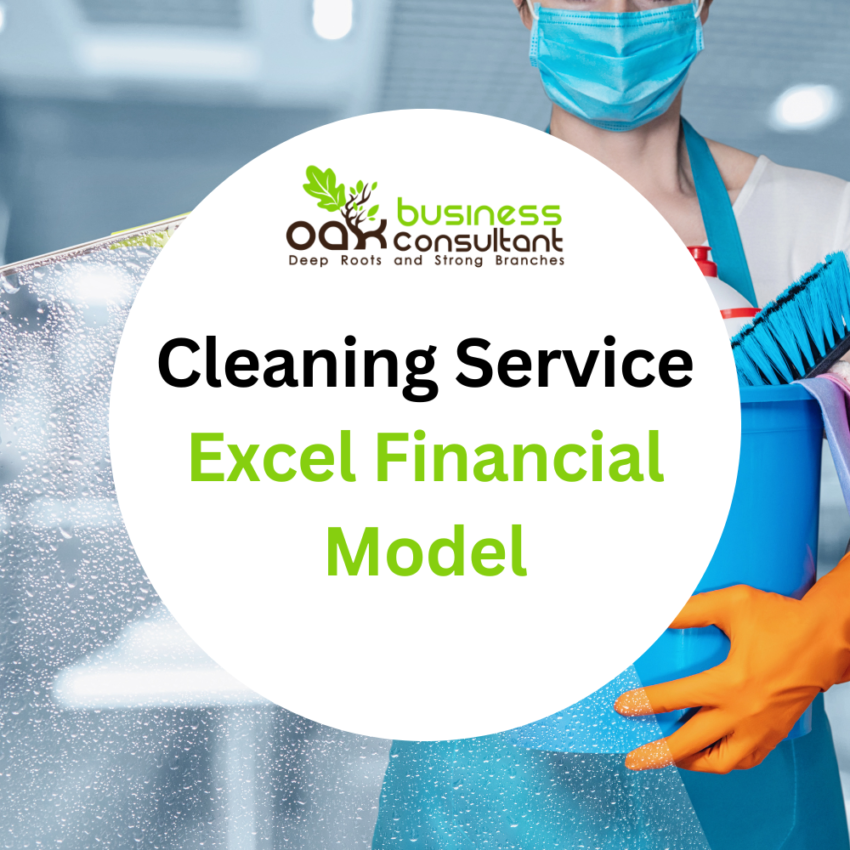 Cleaning Service Excel Financial Model - Product Image