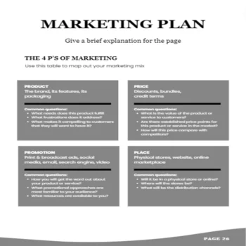 Gym Business Plan - Marketing Plan