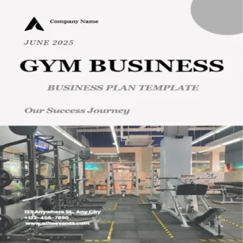 Gym Business Plan - Title Page