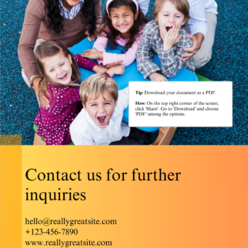 Daycare Center Business Plan Template-Contact Us