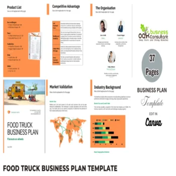 Food Truck Business Plan - Product Image