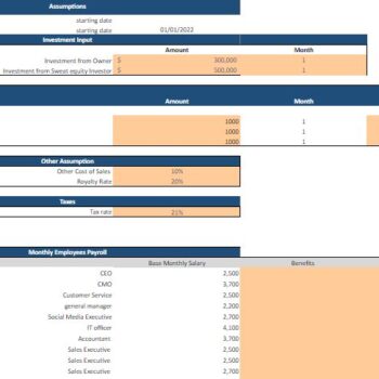 flower input sheet