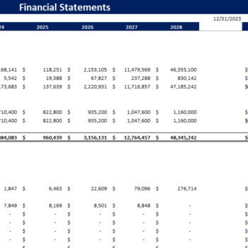 Book-keeping-Agency-Financial-Model-Balance Sheet