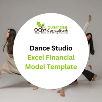 Dance Studio Excel Financial Model Projection Template - Product Image