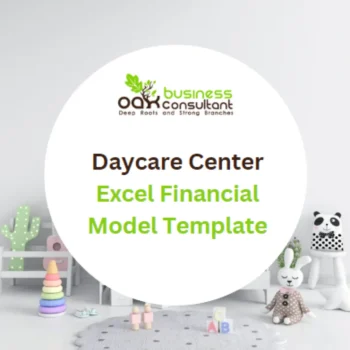 Daycare Center Excel Financial Model Projection Template - Product Image