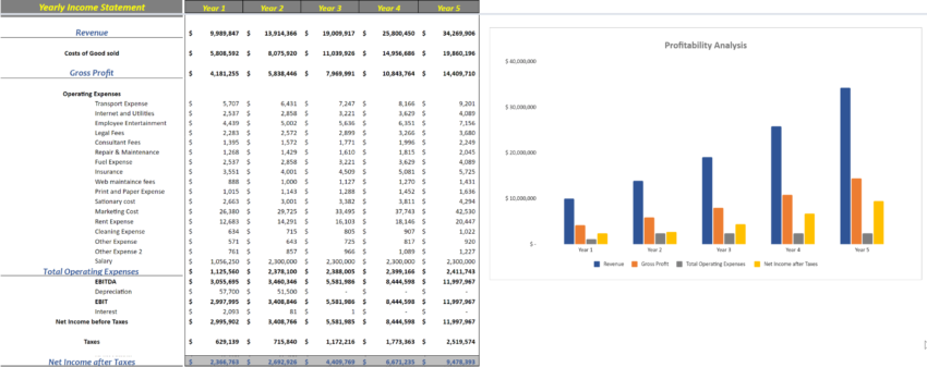 Errand Service Financial Model Template