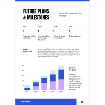 Juice Bar Business Plan - Future Plans and Milestones