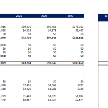 Karaoke Excel Financial Model Template-Balance Sheet