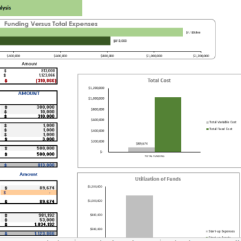 Museum Financial Model Startup Summary