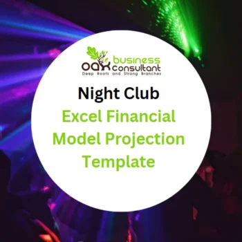 Night Club Excel Financial Model - Product Image