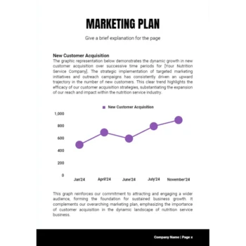 Nutrition Service Business Plan - Marketing Plan