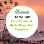 Theme Park Excel Financial Model - Product Image