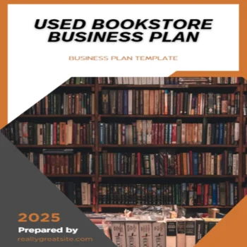 Used Bookstore Business Plan - Title Page